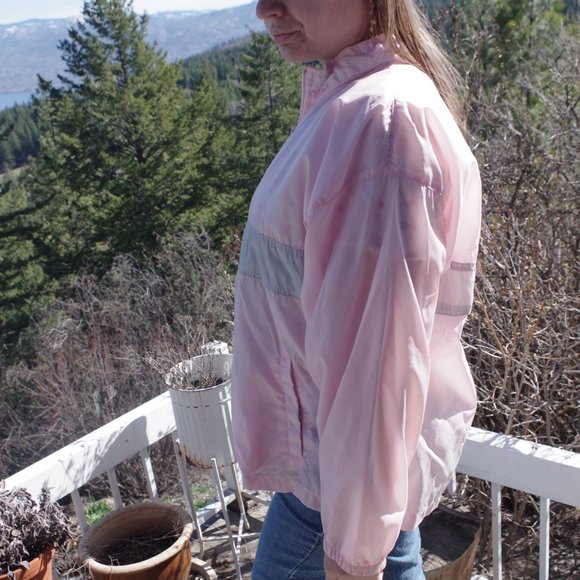Vintage Pink Lady Foot Locker Jacket Ladies Large - Picture 2 of 11